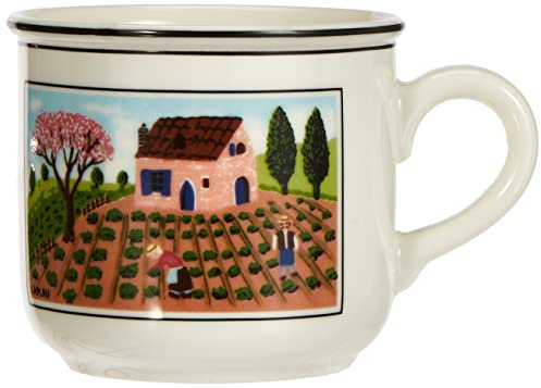 Villeroy & Boch - Design Naif Kaffeetasse 200 ml Bunt, Spülmaschinenfest, Mikrowellensicher, Tasse, Becher, Kaffeebecher, Heißgetränkebecher, Premium Porzellan