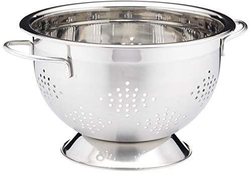 MasterClass Edelstahl-Sieb mit Griffen, 27 cm (10,5), Silber