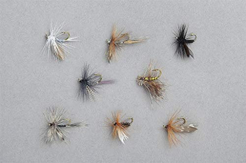 Balzer Edition Fly Trockenfliegen-Sortiment - 8 Fliegen im Set, Köderset, Trockenfliege