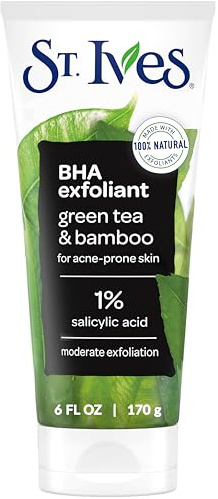 St. Ives Blackhead Clearing Face Scrub, Green Tea, 6 oz