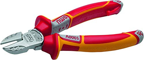 Nws 134-49-VDE-160-SB Number 134-49 VDE Side Cutter, Red/Yellow, 160 mm