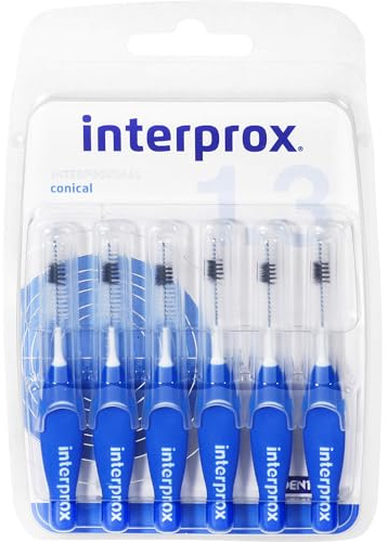 INTERPROX Regular conical niebieska szczotka międzyzębowa Blis 6 szt