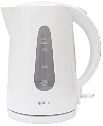 Igenix IG7105 Cordless Jug Kettle, 1.7 Litre, 3000 W, White