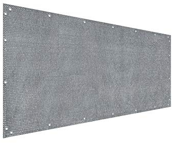 Alion Home Elegant Privacy Screen for Backyard Fence, Pool, Deck, Patio, Balcony, Outdoor Paneling and Outdoor Screening- Include Zip Ties (3 x 15 FT, Grey)