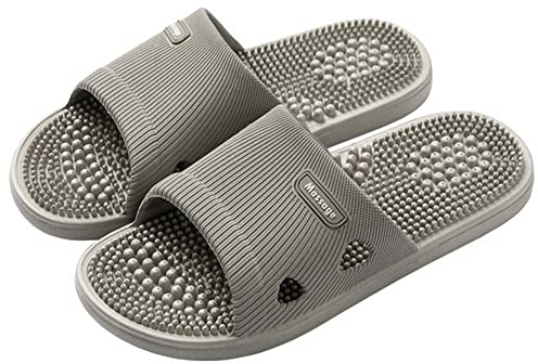 Massage Slippers for Women Men Acupressure Foot Plantar Fasciitis Sliders House Ladies Reflexology Sandals Shower Shoes Non-Slip Quick Drying Pool Beach Indoor Outdoor
