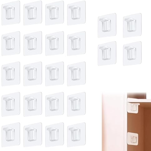24 Stück Selbstklebende Regalhalterung, Fachbodenträger ohne Bohren, Selbstklebend Regalbrett Halterung, Regalbodenträger Bodenträger, Regalhalterung, für Regalbretter, Kleiderschrank, Schränken