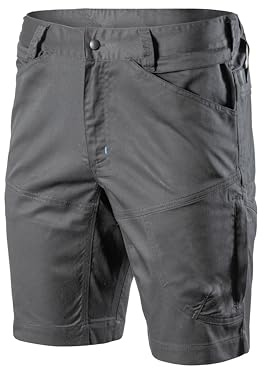 Högert Technik - WURNITZ Short de Protection élastique pour Homme - Gris foncé - Taille M (50) - Pantalon de Protection Professionnel WURNITZ - Pantalon de Travail Flexible et Confortable - Pantalon