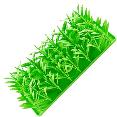 Zxfdsfdbnm Schnüffelmatte für Katzen, Schnüffelmatte, Grasmatte mit Saugnäpfen, für Lebensmittel, Katzen, Schnüffelmatte, Silikon-Pad