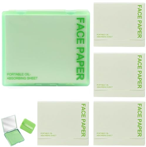 500 Stück Oil Control Paper, Blotting Paper, Löschpapier, Gesichts-Löschpapier Grüntee ölabsorbierende Blätter 500 Stück Gesichtsöl Blotting Paper Gesicht Blotting-Papiere Face