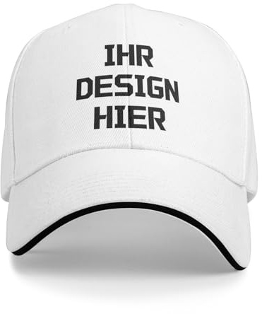 Tingwei personalisiert Cap personalisierte Basecap personalisierte Baseballkappe personalisiertes Cap mit Foto–Cap selbst gestalten mit Ihrem Logo, Unisex-Trucker-Kappe, personalisierte Mesh Cap