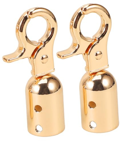SHINEOFI Fibbia in Metallo Oro per Borse 2 Pezzi, Leggera e Portatile, Fibbia per Tracolla e Manici, Accessorio per Borse Fai da Te e Zaini