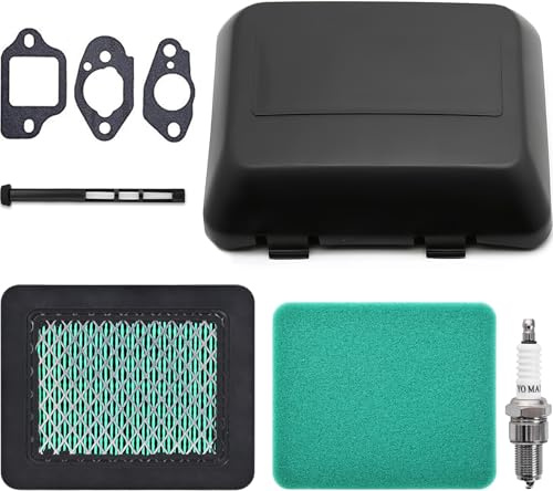 Kit Filtro Aria per Honda GCV160 GCV190 GCV135 GC190 GC160 GC135 Tagliaerba, JRISBO GCV 160 Filtro Aria con Coperchio Guarnizione Candela Prefiltro Rasaerba Motore Ricambi