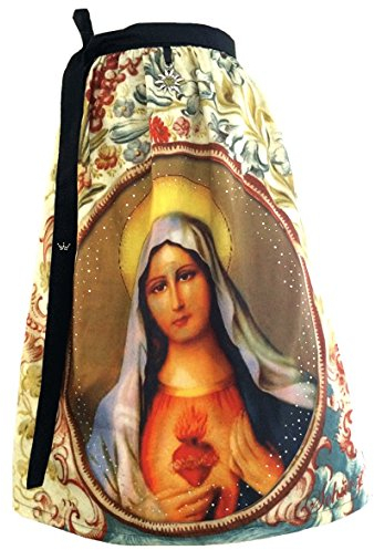 Förklädesliesl,designer Dirndl förkläde madonna, skyddsgång, streu strass i motivet, edelweiss berlock