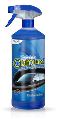 Sisbrill Clarolux Nettoyant Vitres Sans Traces - Effet Miroir Sans Déchets - 1 Litre