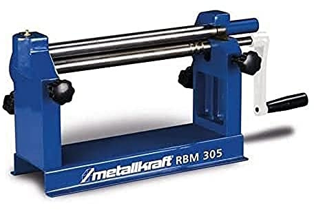 Metallkraft Manuelle Rundbiegemaschine RBM 305 (Biegemaschine mit 3 Walzen, solide Bauweise, Antrieb manuell) 3780112