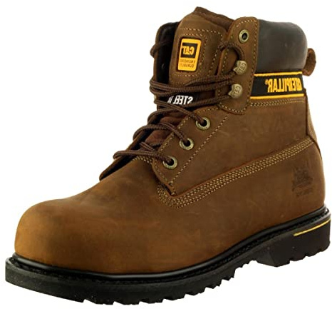 Cat Holton St S3 - Scarpe da Barca Uomo, Marrone (Dark Brown), 46 EU