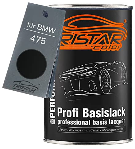 TRISTARcolor Autolack Dose für BMW 475 Blacksaphire Metallic 1,0L | Basislack, Literware, spritzfertig