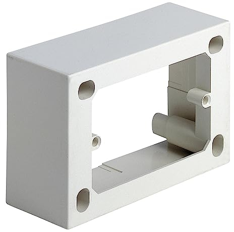Vimar Plana Scatole di superficie – Scatola Superficie 3 Modulo 48 mm bianco