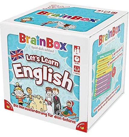Brain Box 2094952 Let's Learn English Lernspiel Quizspiel für Kinder ab 8 Jahren