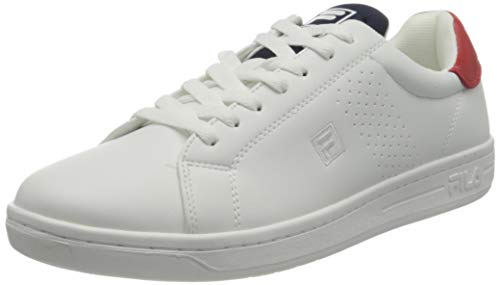 FILA Crosscourt 2 NT men Herren Sneaker, Weiß (White/Fila Navy/Fila Red), 42 EU