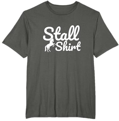 Pferde Mädchen REIT Sport Stall T-Shirt