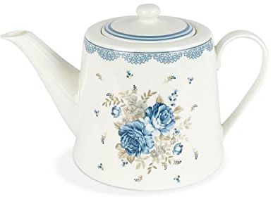 Teiera in porcellana Nuvole di Stoffa stile retrò Camilla Shabby Chic 1,2LT 5239