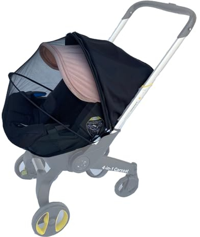 Insect Net, Mosquito Net with Sunshade – Stroller Accessories Compatible with Doona, Evenflo Shyft DualRide Car Seat & Stroller