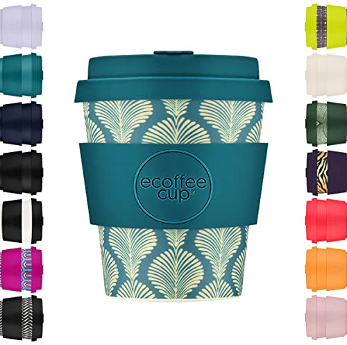 Ecoffee Cup 240ml (8oz) Gobelet Réutilisable – À Base de Plantes, Sans BPA, Léger, Compatible Lave-Vaisselle & Micro-ondes – Creasy Lu