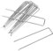 Milaloko 30 Pack 15cm a Forma di U Giardino di Sicurezza Peg in Acciaio Zincato a Terra Ppinze per Tessuto di Erba, Rete, Erba Artificiale, Tenda, Membrana, Argento