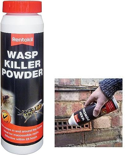 Rentokil Wasp Nest Killer Powder Wasps Nests In & Around The Home Fast Action 150g (Pack of 1)