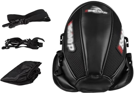 UZSPAC Motorradtasche Hecktasche Motorrad mit Wasserdichter Abdeckung Multifunktionale Fahrrad Umhängetasche Motorrad Sportgepäcktasch für den Täglichen Pendelverkehr (Color : Green)