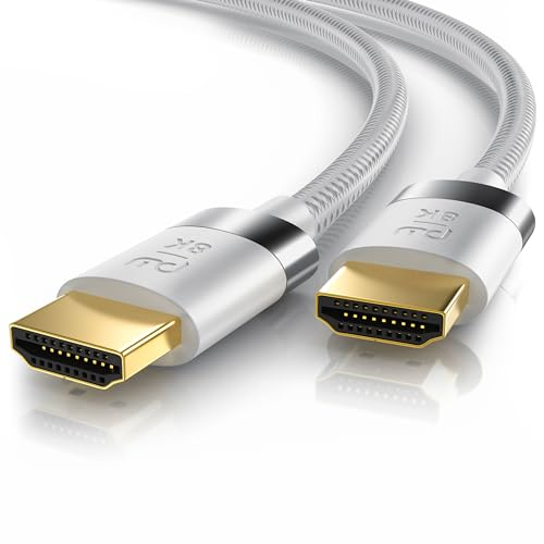 CSL - 16k HDMI Kabel 2.1-10m - 16k@30Hz 8k@60Hz 4k@120Hz - UHD II - Ultra High Speed Ethernet 48Gbps - HDMI 2.1 8k 16k / 2.0 4k - HDR 10+ eARC 3D VRR - Gaming TV PS5 Xbox