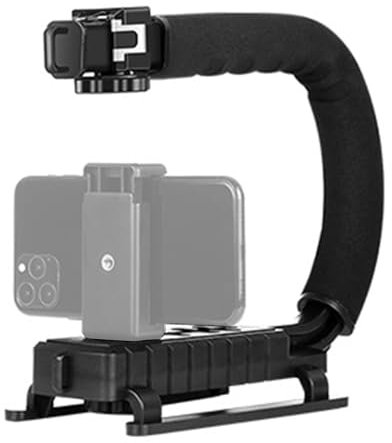 Stabilisateur pour appareil photo - Stabilisateur vidéo en forme de C - Stabilisateur de poche pour caméra d'action et smartphones