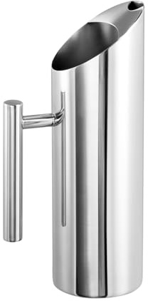 APS 10695 Wasserkanne/Pitcher Ø 9 cm, H: 27,5 cm, 1,2 Liter, 18/8 Edelstahl, silber