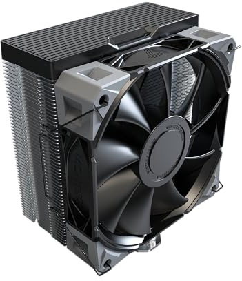 MONTECH NX400 Single-Tower CPU-Kühler, 4 Heatpipes, 120 mm PWM-Lüfter, Schwarz