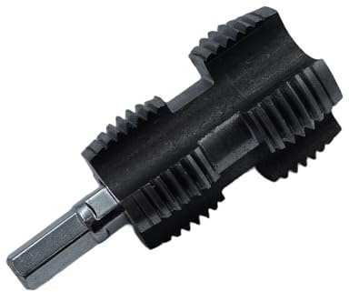 Uqezagpa 6.35mm Hexagonal Electric Drill Adapter Hole Opener Water Pipe Expansion Adapter for 1/2in 3/4inch Water Pipe Drill