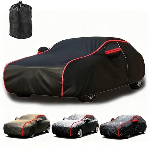 Car Cover Waterproof All Weather for Jeep Wrangler TJ,Car Covers for Outside Storage Full Covers Winter,anti-aging,UV resistance ok87