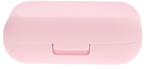 LOLIPPYY Estuche de Lentes de Contacto Portátil Rosa con Espejo y Herramientas para Almacenamiento Seguro y Uso en Exteriores, Ligero y Compacto para Llevar en Tu Bolso
