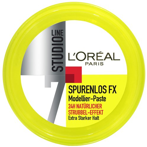 L'Oréal Paris Studio Line Spurenlos FX Modellierpaste, Extra starker Halt, Kein Verkleben, Keine Rückstände, 1 x 75 ml