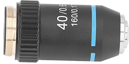 Lente, Microscopio Acromatico Filettatura da 20,2 Mm Standard RMS 195 Obiettivo Acromatico 40X Ingrandimento Elevato
