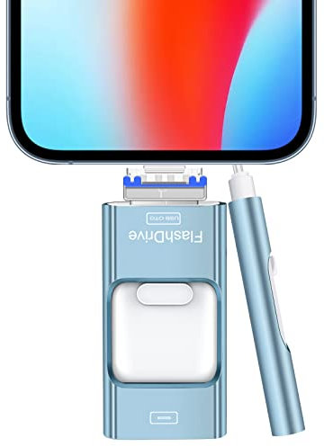 ZARMST Chiavetta USB da 256 GB per Telefono, Pendrive Espansione di Memoria Esterna, per Smartphone, Android, Computer, Laptop, PC, Dati, Immagini/Film, Con un Solo Clic