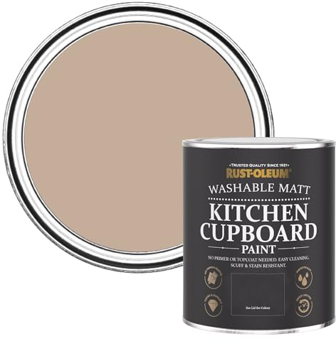 Rust-Oleum Kitchen Wood, Cupboard and Cabinet Paint in Matt Finish - Smitten 750ml