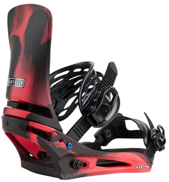 Burton – Fijaciones de Snowboard Cartel X Re:Flex Black / Red para hombre – Talla m – Rojo