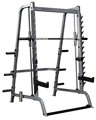 Body-Solid GS-348 Kraftstation | Power-Tower | Smith Machine | Multipresse, 7° angewinkelt mit Press-Rack