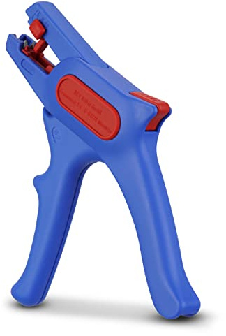 REV Kabelzange, Abisolierzange 0,2-6mm² für schwerzugängl. Stellen, blau