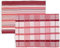 Soleil d'ocre, Set de 2 paños de cocina en algodón PAELLA rosa, jacquard 50x70 cm