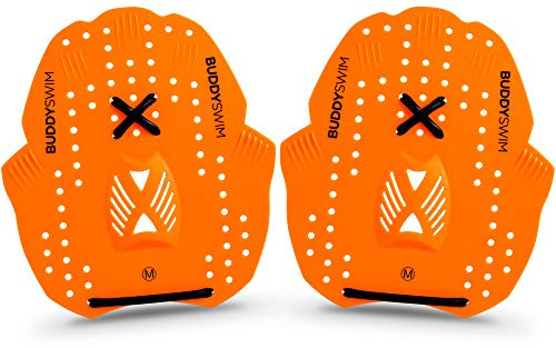 Buddyswim 250860 Palas Natación, Sin género, Naranja, S