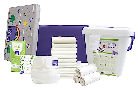 Bambino Mio, Mioduo Stoffwindel Starter Set, Weiss