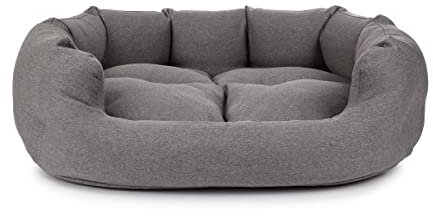 Mypado Fancy Mono Hundebett auch orthopädisch S Visco Schaumstoff Grau