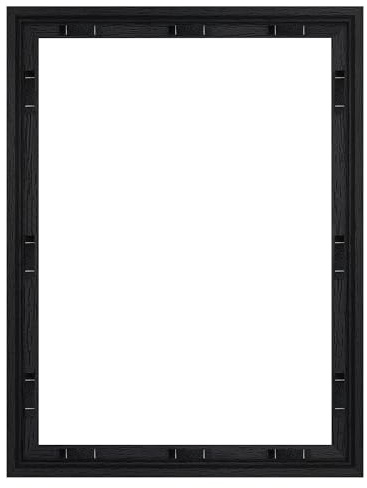 Abtgt 16x20 Canvas Floating Frame with 0.9 Deep, Black Floater Frame for Canvas Paintings with Adhesive, Vertical or Horizontal Wall Art frame for Prints Oil Painting Diamond Decor, 1 Pack.